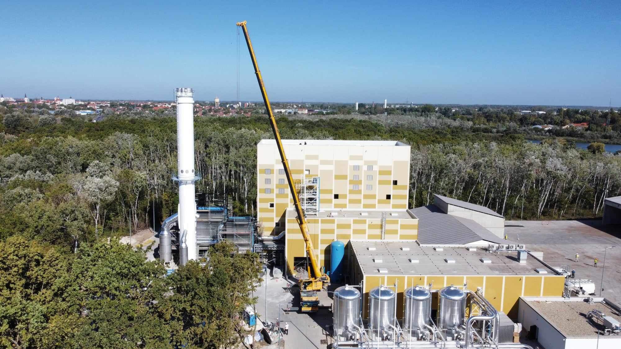 Kecskemét  Biomassza üzem  180 tonna